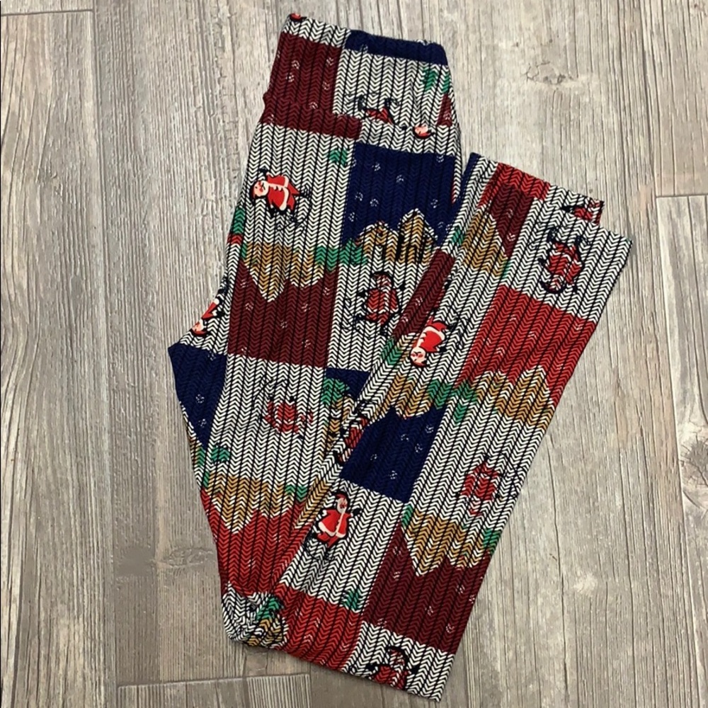 LuLaRoe Christmas leggings (tween)